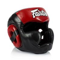 Casque de sécurité en cuir de haute qualité Fairtex, double protection durable, pour la boxe, le MMA, le sparring, le kickboxing, le Muay Thai, les sports