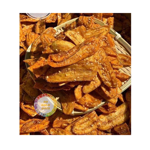 กล้วยอบแห้งแบบเวียดนามพร้อมงาหั่นบางๆบรรจุในราคาที่ดีที่สุดในเวียดนาม - Product Image 2