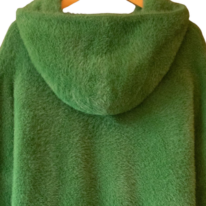 Shaggy Knitted Embroidered Explorers Hoodie Soft Textured <b>Yarn</b> Zip Front Design Premium Eco-Friendly Winter Wear Cozy Casual - Product Image 6