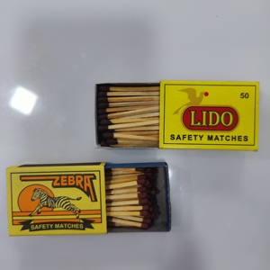 New Factory Wholesale Safety allumette Match boxes Wooden OEM Customized Head with long high quality matchticks