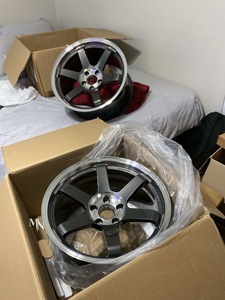 Volk <span class=keywords><strong>Te37</strong></span> SL กราไฟท์แบบกด17X9 18X9.5 18X10.5 19X9.5 19x10.5 5X112 5X120 5X114.3 5x100สำหรับ <span class=keywords><strong>BMW</strong></span> <span class=keywords><strong>E46</strong></span> E92 F80 G80 M3 F82 g82 M4 - Product Image 4