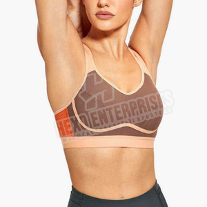 Sujetador deportivo personalizable Active Wear para mujer Tallas grandes Transpirable Spandex Poliéster Hecho en Pakistán - Product Image 6