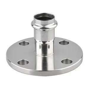 SS304 Grooved Press Stainless Steel Flange for pipeline
