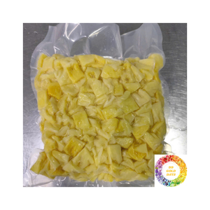 Flash dados de piña congelada dulce y picante, ideal para batidos, jugos y aplicaciones de fabricación de alimentos - Product Image 1