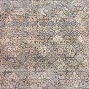 พรมวินเทจ ขนาด 0.7x11.5 ฟุต สีน้ำตาล ลายแบบนามธรรม ทำจากขนสัตว์ - Product Image 3