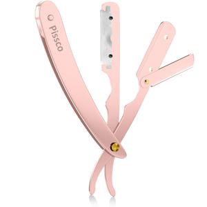 Navajas de Afeitar de Acero Inoxidable con Logotipo Personalizado para Hombre, Navaja de Afeitar Recta de Acero Inoxidable Personalizada para Hombre - Product Image 1