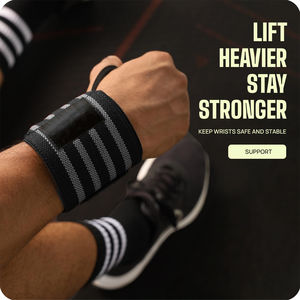 Bandes de poignet pour l'haltérophilie les plus vendues pour la remise en forme et la salle de sport, bandes de poignet pour l'entraînement, bandes de poignet pour hommes, meilleure qualité, sécurité pour la remise en forme - Product Image 4