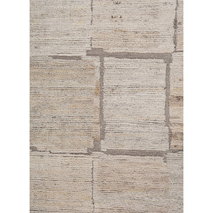 Alfombra de Lana Anudada a Mano Aprezo Beige Marrón Re-1612, Diseño Rectangular de Patchwork para Sala de Estar, Pasillo, Entrada - para Adolescentes - Product Image 3