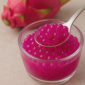 แก้วมังกร popping Boba ในขวดพร้อมน้ำเชื่อมสำหรับมิลค์เชคมะพร้าว - Product Image 2