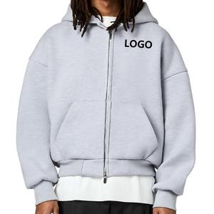 Sweat-shirt à capuche unisexe en coton vintage de haute qualité en gros, impression de logo personnalisé, sweat-shirt ample et lourd pour homme - Product Image 5