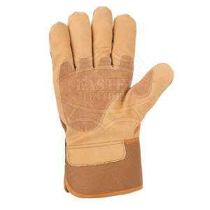Best Selling High Quality Leather Rigger <b>Gloves</b> <b>Silicone</b>-free Powder-free Breathable Durable New Arrival Safety <b>Gloves</b> for Hand - Product Image 3