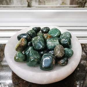 Piedra de sangre natural a granel, cristales de caída, piedras curativas pulidas, Reiki, Chakra, equilibrio de energía, piedras preciosas semipreciosas - Product Image 4