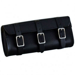 Nouvelle sacoche à outils en cuir pour moto, sacoche latérale et de selle en aluminium noir pour les voyages, complément de style pour moto - Product Image 5