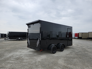 Nouveaux remorques Cross Trailers 2027 7 x 16 TA Cargo fermé / 84 pouces / LIGHTLID / .080 / COMPLETLEMENT ÉQUIPE - Product Image 2