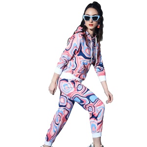 Chándales impresos de mujer personalizados al por mayor chándales sublimados de la más alta calidad para ropa de calle de Mujer | Servicio OEM - Product Image 3