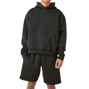 Conjunto de 2 Piezas de Sudadera con Capucha y Pantalones Cortos de Invierno para Hombre, Nuevo Modelo 2026, Personalizado, Ajuste Holgado, Alta Calidad, 100% Algodón/Poliéster, Secado Rápido - Product Image 5