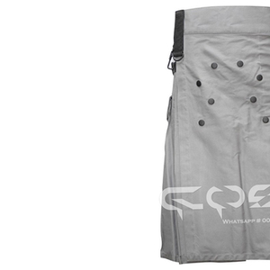 COSH KILTS Kilt utilitaire tactique robuste en coton gris avec sangles de taille réglables et plusieurs poches fonctionnelles - Product Image 5