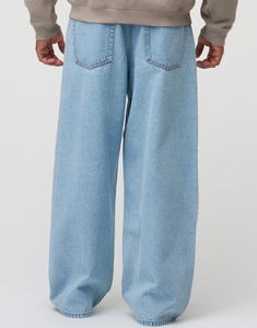 Jeans pour hommes de marque Jeans droits extensibles Pantalons décontractés en denim Pantalons brodés Jeans baggy noir bleu Nouveau style - Product Image 2