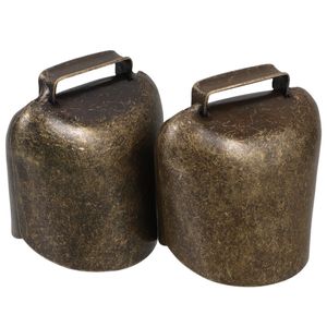 Vaca caballo oveja Anti pérdida Animal pastoreo campana Metal Retro Vintage hierro bronce campanas - Product Image 5
