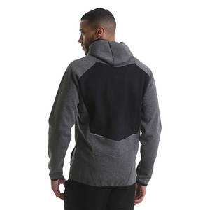 Sweat à capuche à carreaux uni teint 350GSM 100% coton imperméable respirant style fin cordon surdimensionné pour l'hiver décontracté confortable unisexe - Product Image 2