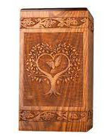 Urnes funéraires en bois modernes faites à la main Urnes funéraires décoratives pour hommes et femmes à bas prix - Product Image 1