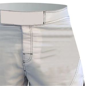 Vente en gros 100% polyester Short de combat MMA personnalisé Short Mma vierge écologique avec décoration peinte - Product Image 5