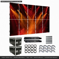 Fournisseur de murs vidéo LED pour la location, emballage en flight case, armoire 500x1000mm P2.976 P3.91 pour les entreprises de location, fourniture OEM ODM