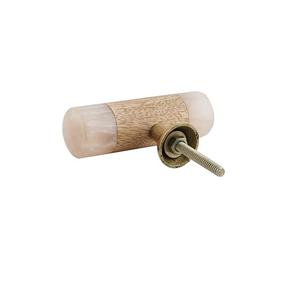 Poignées de meubles en bois et résine, boutons faits à la main, quincaillerie de haute qualité pour tiroirs, armoires, portes de cuisine, boutons de porte - Product Image 1