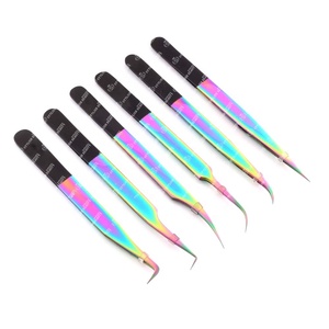 Pinzas de extensión de pestañas rusas, alta calidad, peso ligero, probadas a mano, profesionales, con logotipo personalizado - Product Image 4