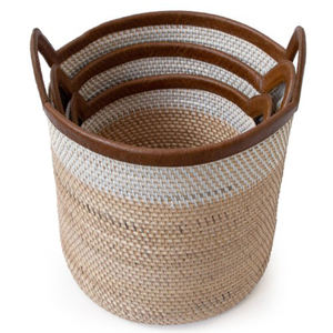 Cesta de Mimbre para Decoración de Bodas, Precio Competitivo, Cesta de Almacenamiento de Ratán Tejida a Mano para el Hogar, Cocina, Flores, Pascua - Product Image 2