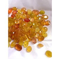 Lot de 78 pierres précieuses naturelles saphir jaune de Bangkok, ovales facettées de 8 mm à 12 mm, 205 carats, Iroc Sales Rashi Pukhraj, pierres précieuses en vrac, 95 $ US
