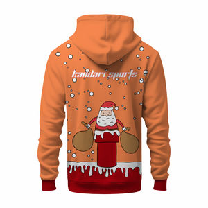 Sweat à capuche pour homme en coton 100% uni, manches régulières, col à capuche, vente chaude d'hiver, décontracté, broderie de basket-ball, poche surdimensionnée - Product Image 3