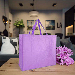 Bolsa de Compras Personalizable de Tela Tejida de PP con Opciones de Asas Personalizadas para Supermercados y Exposiciones - Product Image 1