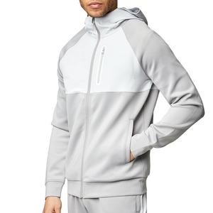 Conjuntos de dos piezas para hombre, de algodón y felpa, corte ajustado, sudadera deportiva con capucha y pantalones de chándal con cremallera, chándales para hombre, CP-MTS-03 - Product Image 4