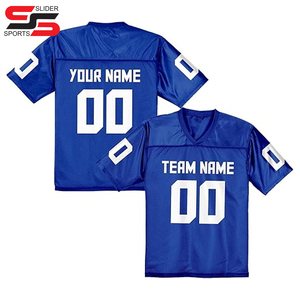 Impresión por sublimación, uniforme de equipo de fútbol americano personalizado, ropa de calle, camiseta de malla bordada, ropa deportiva para hombres, Jersey - Product Image 2