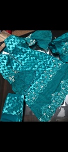 2022 indio paquistaní última gasa trabajo hecho a mano boda edición Salwar Kameez Venta caliente desgaste de fiesta para ocasiones especiales - Product Image 2