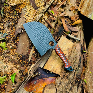 Cuchillo de Cocina de Acero de Damasco Hecho a Mano Personalizado en Oferta, con Mango de Madera, Estilo Vintage, Apto para Lavavajillas - Product Image 6