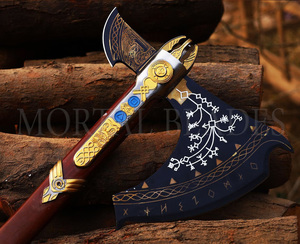 ขวานจากเทพแห่งสงครามทำด้วยมือสแตนเลส Ragnarok Lviathan ขวาน - Product Image 3