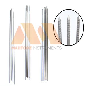 Alambre de Krishner Roscado, Lote de 300 Piezas, Instrumentos Quirúrgicos, Instrumentos Ortopédicos - Product Image 1