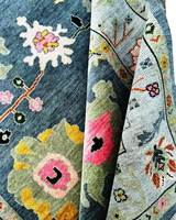 Vintage 8x10 émeraude élégance Oushak tapis noué à la main luxueux gris foncé salon tapis de sol beaux ensembles de tapis