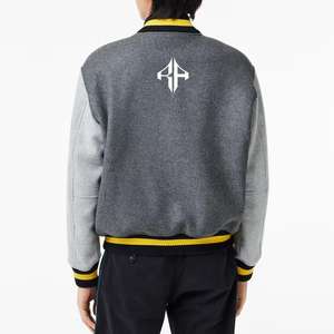 Nueva chaqueta universitaria transpirable con cuello acanalado, nueva chaqueta de invierno con logotipo personalizado más vendida, 100% poliéster de ATLANTIC - Product Image 2