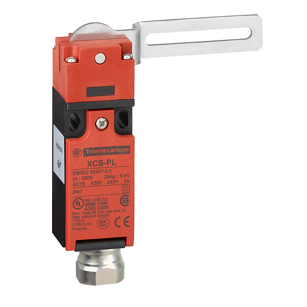 Telemecanique XCSPL573 Guard Switch Elbowed Flush Lever Safety Switches Product Category Switches