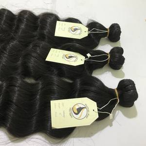 Extensions de cheveux indiens bruts ondulés, mèches de cheveux indiens bruts à Double dessin - Product Image 4