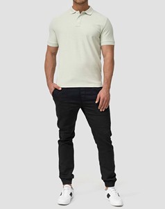 Camiseta de Golf para Hombre 2025, Nueva Moda, Logotipo Personalizado, Transpirable, Manga Corta, Ropa Deportiva para Exteriores, Ajustada, Jersey Sólido de Alta Calidad - Product Image 6