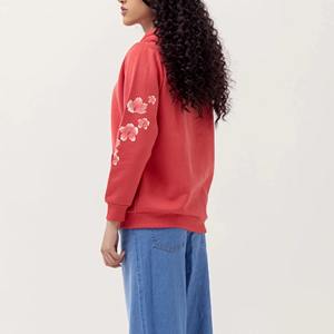 Sweat à capuche pour femme All Over Casual Stylish Custom Printing Winter Warm Fashionable Cotton Fleece Oversized Hoodie - Product Image 3