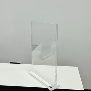Nhựa khuyến mãi <span class=keywords><strong>A4</strong></span> tờ rơi hiển thị đứng double side menu chủ dấu hiệu giá Tên Thẻ Nhãn đứng - Product Image 5
