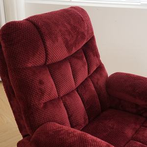 Moderner Elektrischer Medizinischer Aufstehsessel mit Massagefunktion, Getränkehalter und Holzrahmen für Senioren - Product Image 6