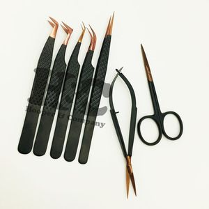 Pinzas de Alta Calidad de Acero Inoxidable, Juego de Pinzas para Pestañas de Primera Calidad, Ofertas Destacadas, Logotipo, Embalaje Sostenible, Pinzas Planas para Pestañas de Visón - Product Image 3