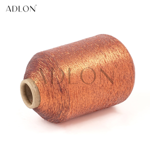 Fil métallique de type MX (polyester/nylon/métallique) pour le tissage, le tricot et la couture - Anti-boulochage, haute résistance - Product Image 3