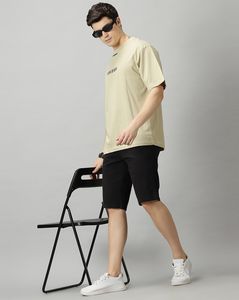 T-shirts graphiques décontractés de haute qualité en coton épais surdimensionné 100% pour hommes T-shirt respirant à épaules tombantes - Product Image 3